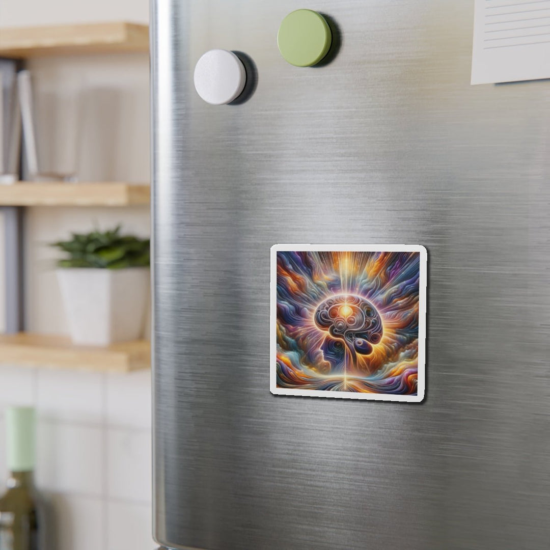 Radiant Consciousness Awakening - Die-cut Magnet - Home Decor - g(0D·IO) - 6 × 6" - Die-Cut - 1 pc