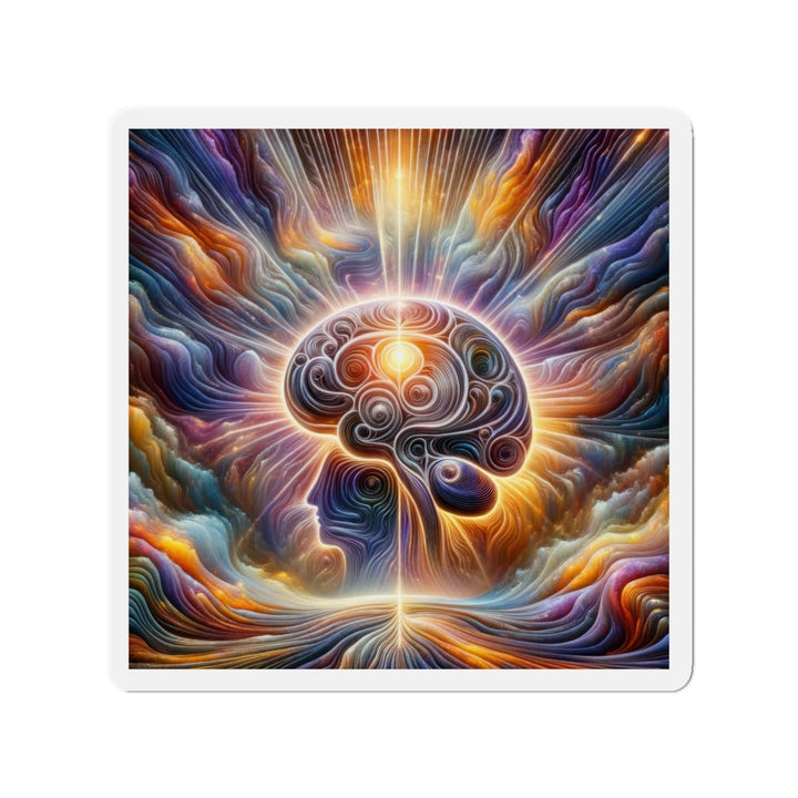 Radiant Consciousness Awakening - Die-cut Magnet - Home Decor - g(0D·IO) - 6 × 6" - Die-Cut - 1 pc
