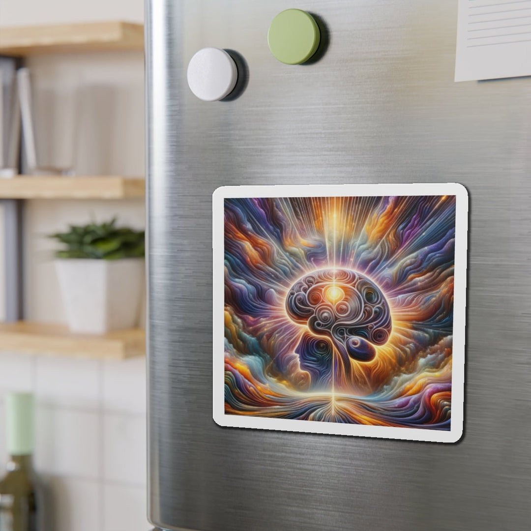 Radiant Consciousness Awakening - Die-cut Magnet - Home Decor - g(0D·IO) - 6 × 6" - Die-Cut - 1 pc