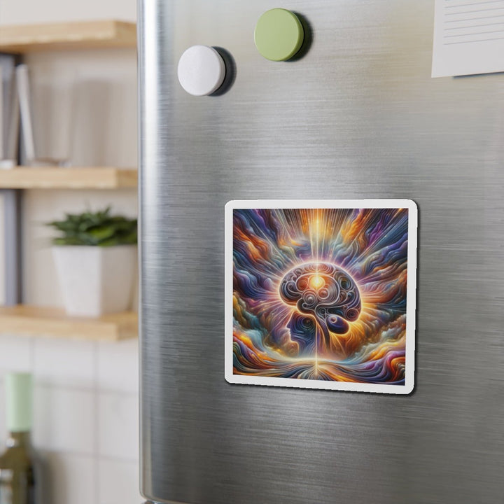 Radiant Consciousness Awakening - Die-cut Magnet - Home Decor - g(0D·IO) - 6 × 6" - Die-Cut - 1 pc