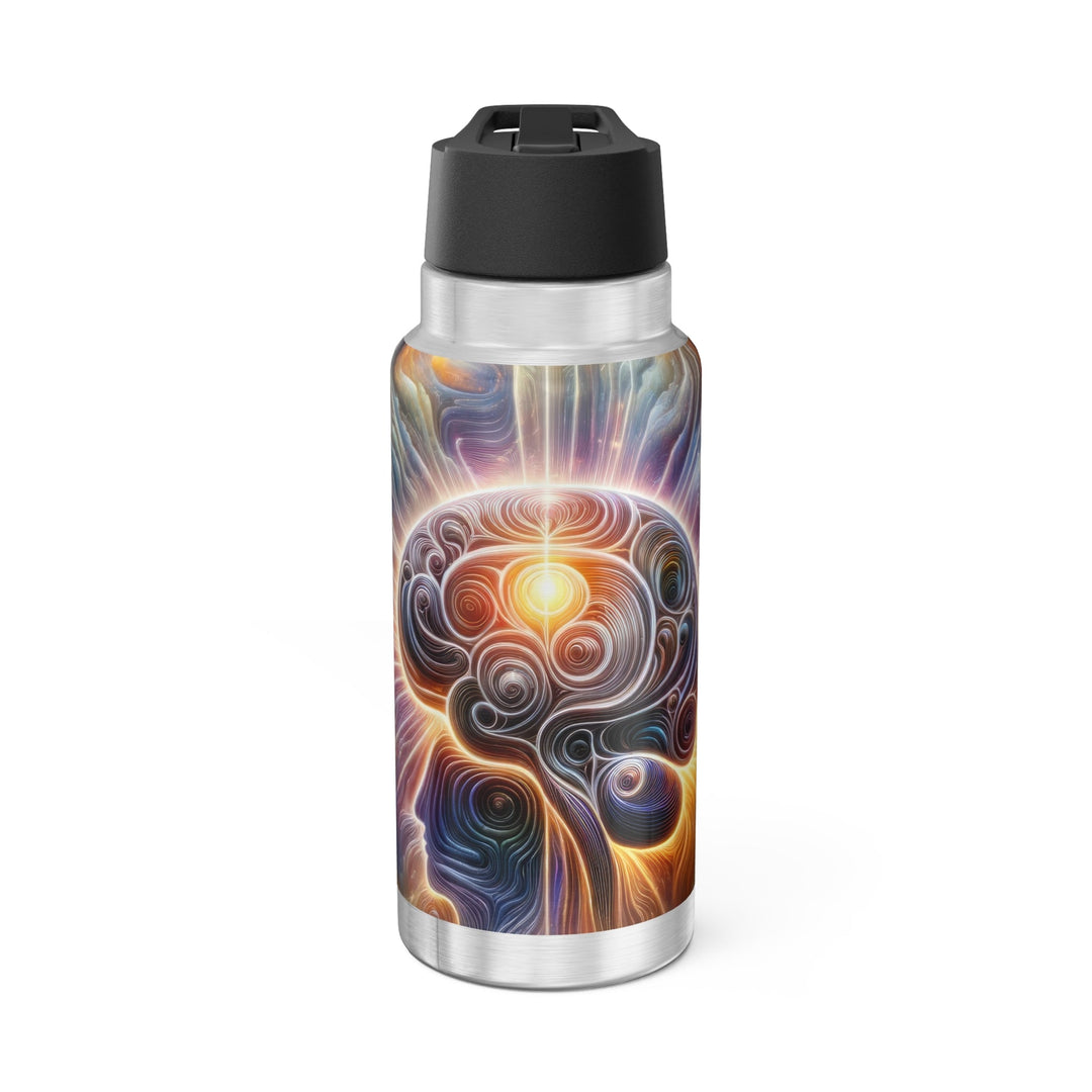 Radiant Consciousness Awakening - Gator Tumbler 32oz - Mug - g(0D·IO) - Silver - 32oz -