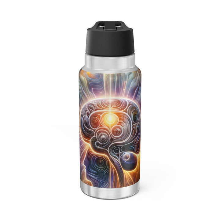 Radiant Consciousness Awakening - Gator Tumbler 32oz - Mug - g(0D·IO) - Silver - 32oz -