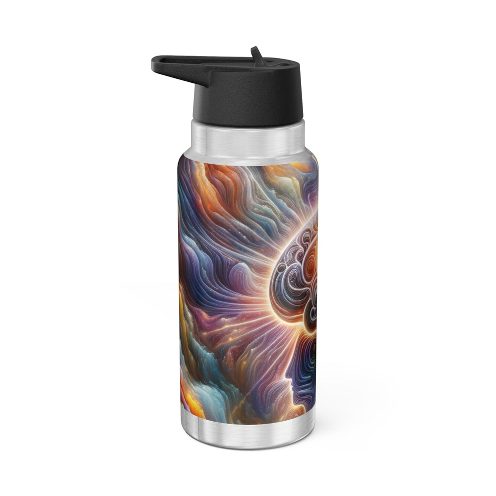 Radiant Consciousness Awakening - Gator Tumbler 32oz - Mug - g(0D·IO) - Silver - 32oz -