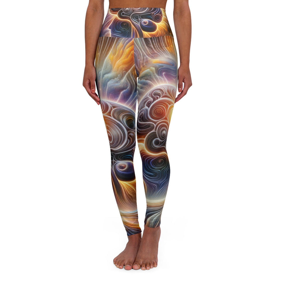 Radiant Consciousness Awakening - High Waisted AOP Yoga Leggings - All Over Prints - g(0D·IO) - XS - -