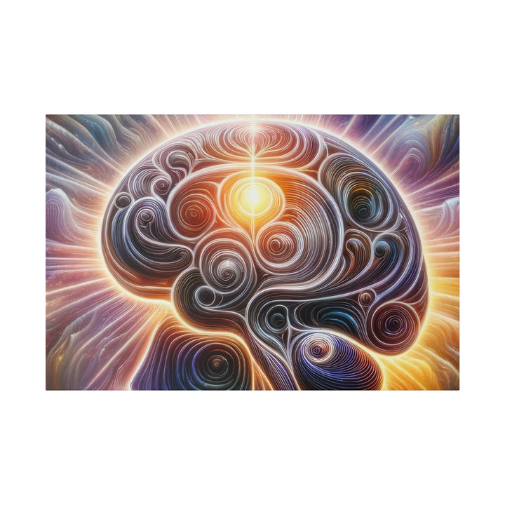 Radiant Consciousness Awakening - Matte Canvas - Canvas - g(0D·IO) - 48″ x 32″ (Horizontal) - 0.75'' -