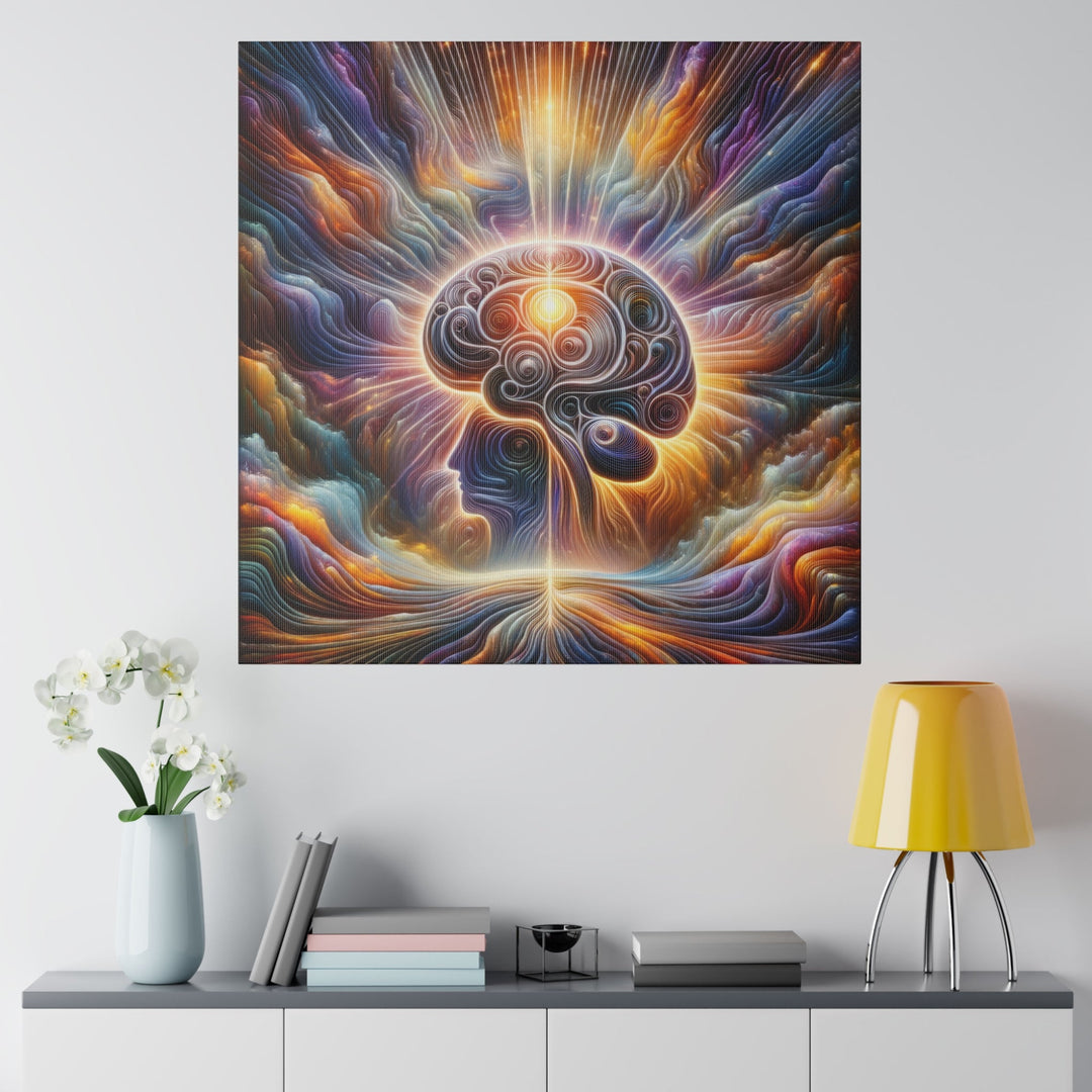 Radiant Consciousness Awakening - Matte Canvas - Canvas - g(0D·IO) - 32" x 32" (Square) - 0.75'' -