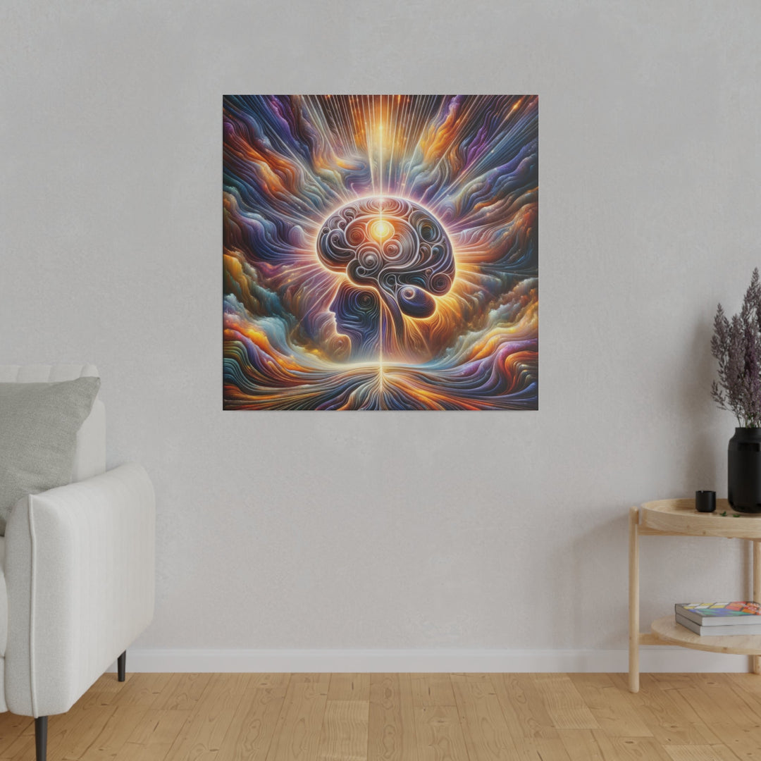 Radiant Consciousness Awakening - Matte Canvas - Canvas - g(0D·IO) - 32" x 32" (Square) - 0.75'' -
