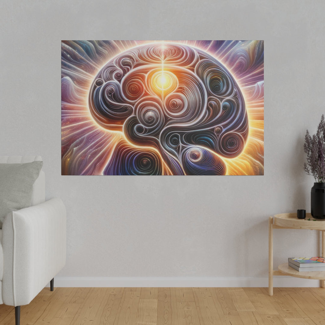 Radiant Consciousness Awakening - Matte Canvas - Canvas - g(0D·IO) - 32" x 32" (Square) - 0.75'' -