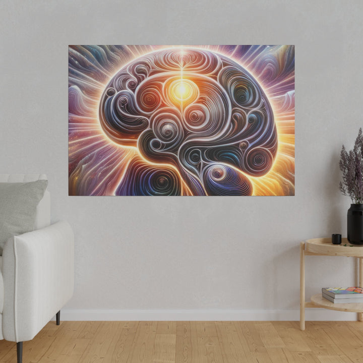 Radiant Consciousness Awakening - Matte Canvas - Canvas - g(0D·IO) - 32" x 32" (Square) - 0.75'' -