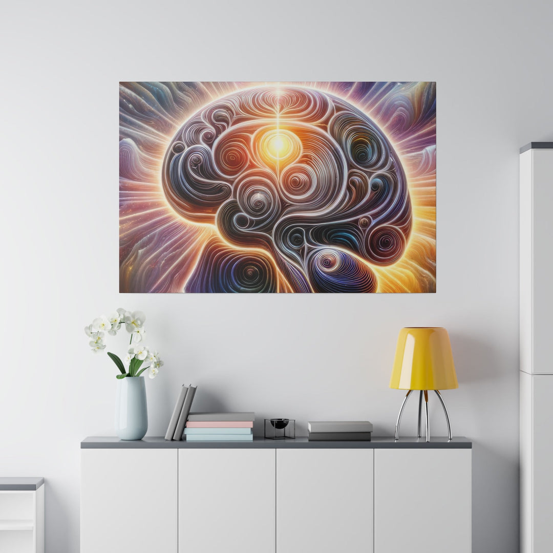Radiant Consciousness Awakening - Matte Canvas - Canvas - g(0D·IO) - 32" x 32" (Square) - 0.75'' -