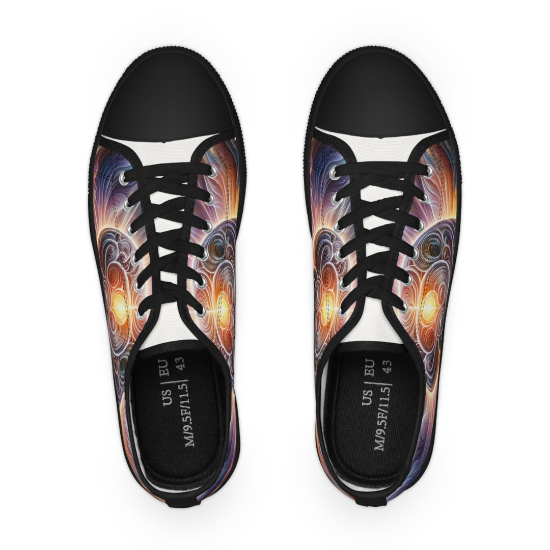 Radiant Consciousness Awakening - Men's Lowtop Sneakers - Shoes - g(0D·IO) - US 5 - Black sole -