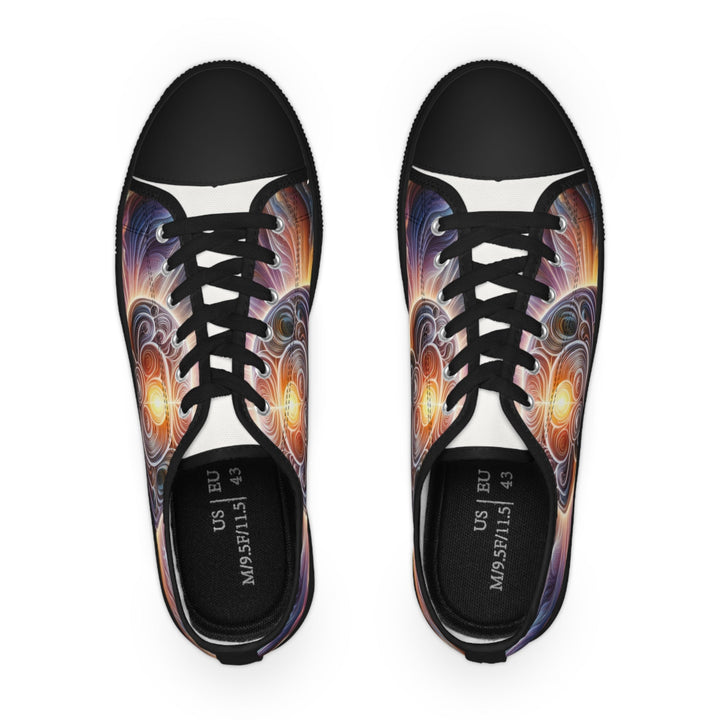 Radiant Consciousness Awakening - Men's Lowtop Sneakers - Shoes - g(0D·IO) - US 5 - Black sole -