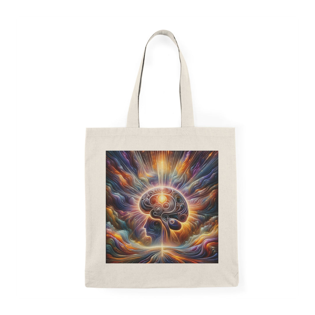 Radiant Consciousness Awakening - Natural Tote Bag - Bags - g(0D·IO) - 15" x 16" - Natural -