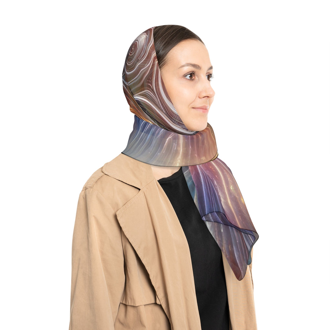 Radiant Consciousness Awakening - Poly Scarf - Accessories - g(0D·IO) - Poly chiffon - 50" × 50" -