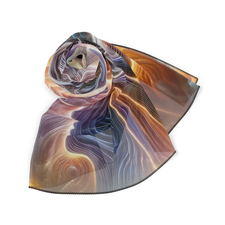 Radiant Consciousness Awakening - Poly Scarf - Accessories - g(0D·IO) - Poly chiffon - 50" × 50" -