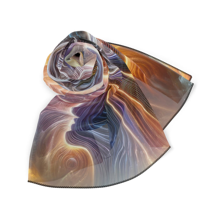 Radiant Consciousness Awakening - Poly Scarf - Accessories - g(0D·IO) - Poly chiffon - 50" × 50" -