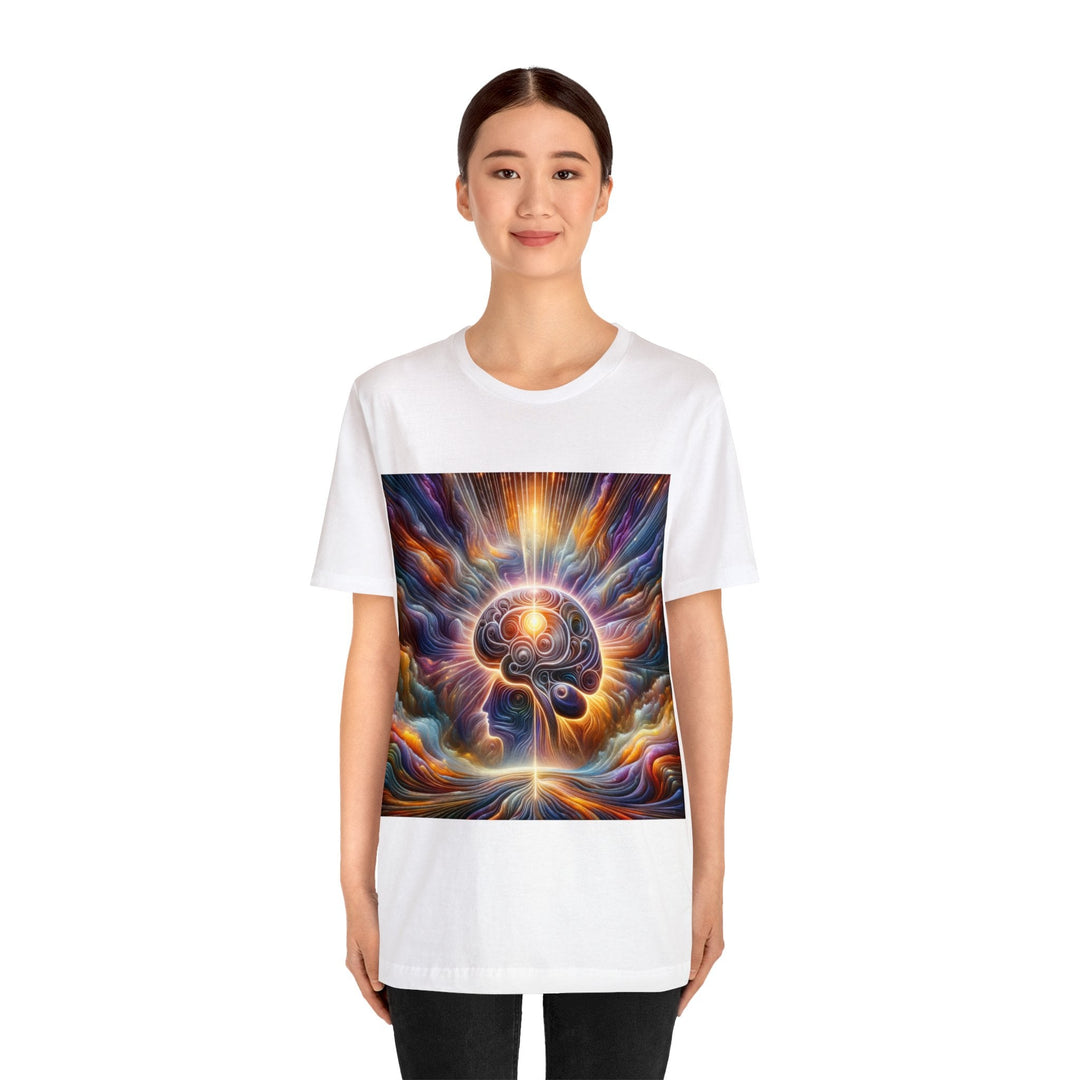 Radiant Consciousness Awakening - Unisex Jersey Short Sleeve Tee - T-Shirt - g(0D·IO) - Black - S -