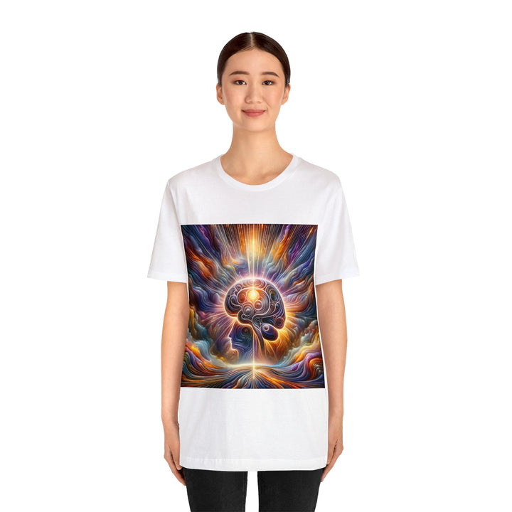 Radiant Consciousness Awakening - Unisex Jersey Short Sleeve Tee - T-Shirt - g(0D·IO) - Black - S -