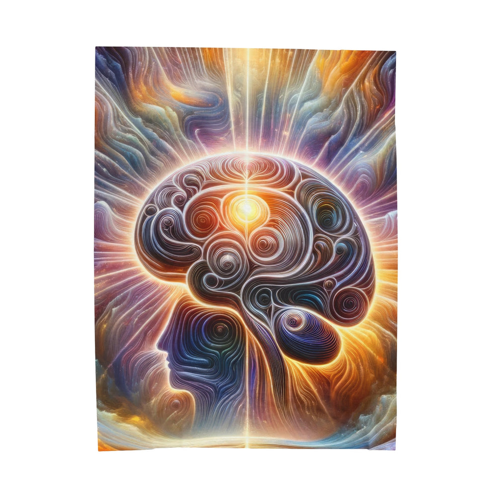 Radiant Consciousness Awakening - Velveteen Plush Blanket - All Over Prints - g(0D·IO) - 60" × 80" - -