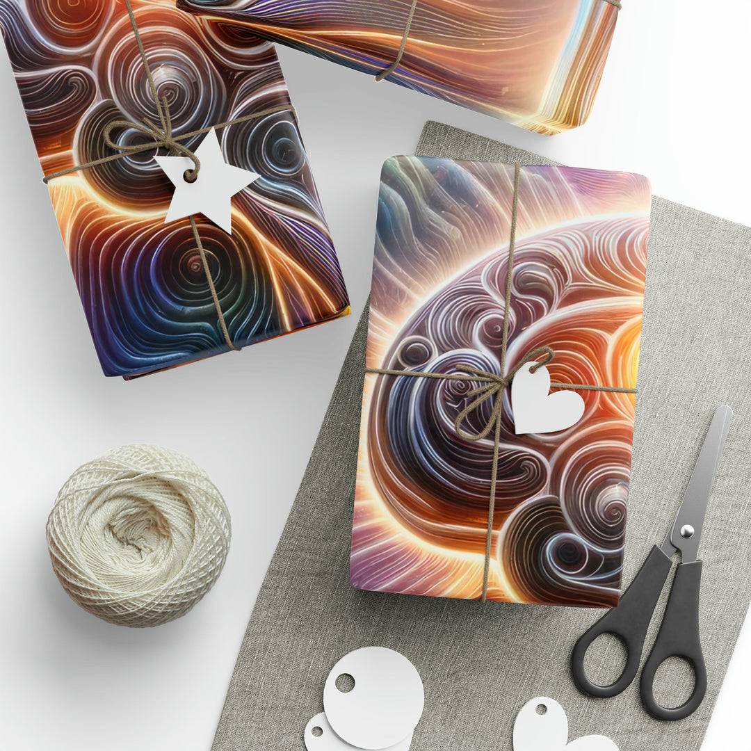 Radiant Consciousness Awakening - Wrapping Paper - Home Decor - g(0D·IO) - 30'' x 72'' - Matte -