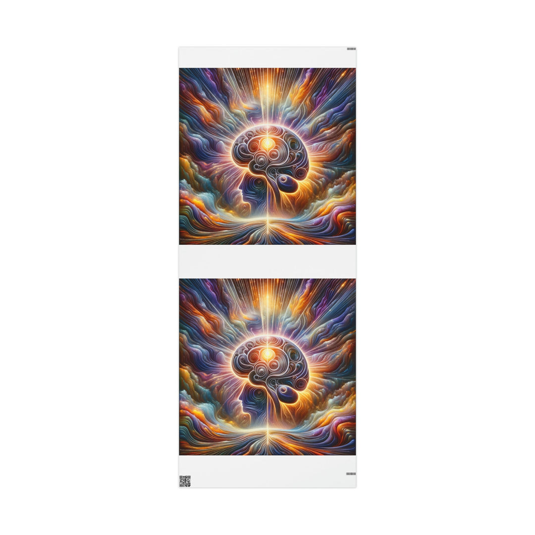 Radiant Consciousness Awakening - Wrapping Paper - Home Decor - g(0D·IO) - 30'' x 72'' - Matte -