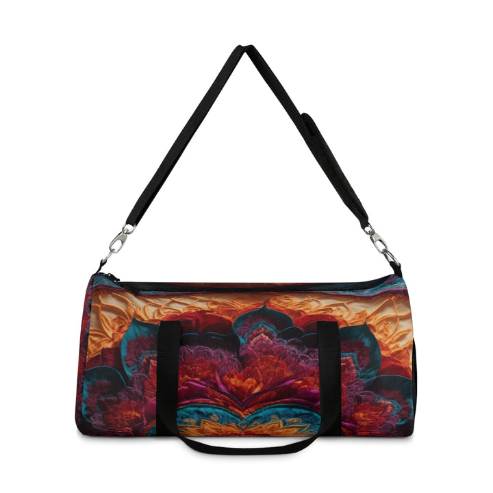 Radiant Floral Mandala - Duffle Bag - Bags - g(0D·IO) - Large - -