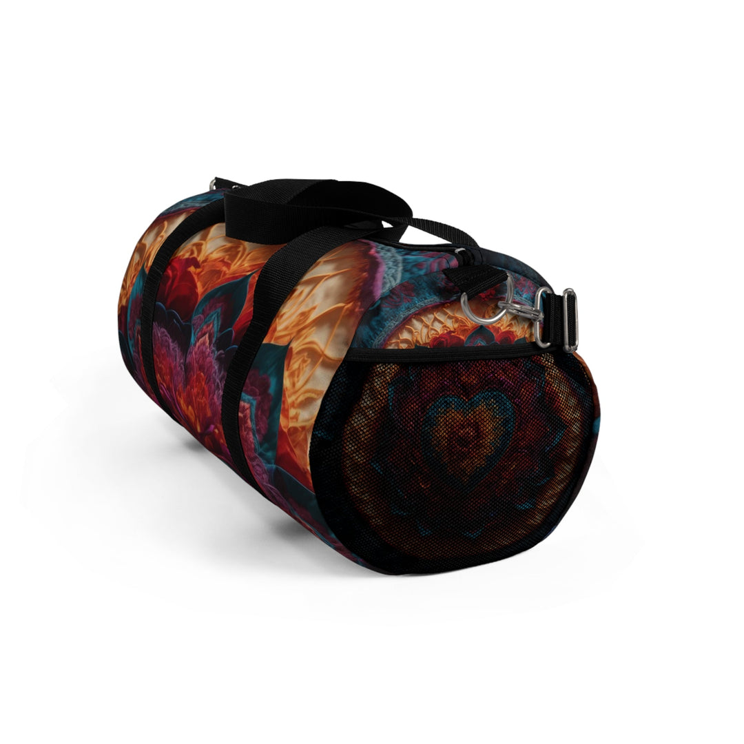 Radiant Floral Mandala - Duffle Bag - Bags - g(0D·IO) - Large - -