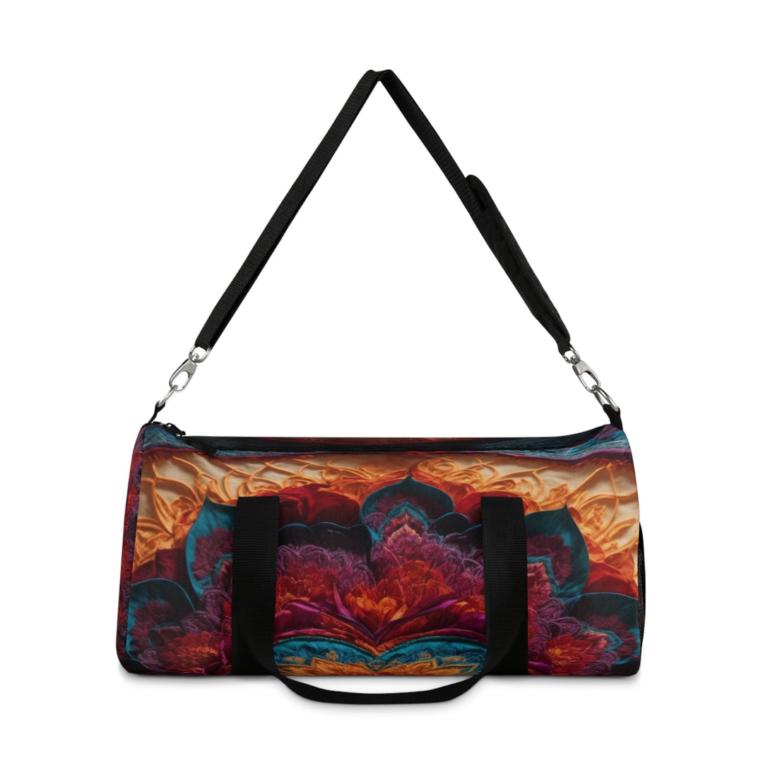 Radiant Floral Mandala - Duffle Bag - Bags - g(0D·IO) - Large - -