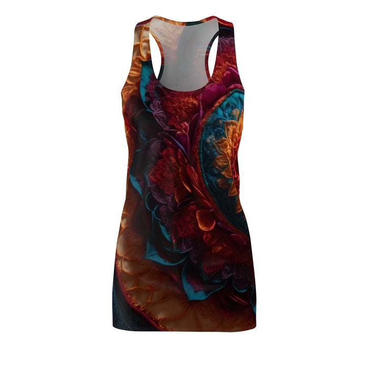 Radiant Floral Mandala - Racerback Dress - All Over Prints - g(0D·IO) - XS - -