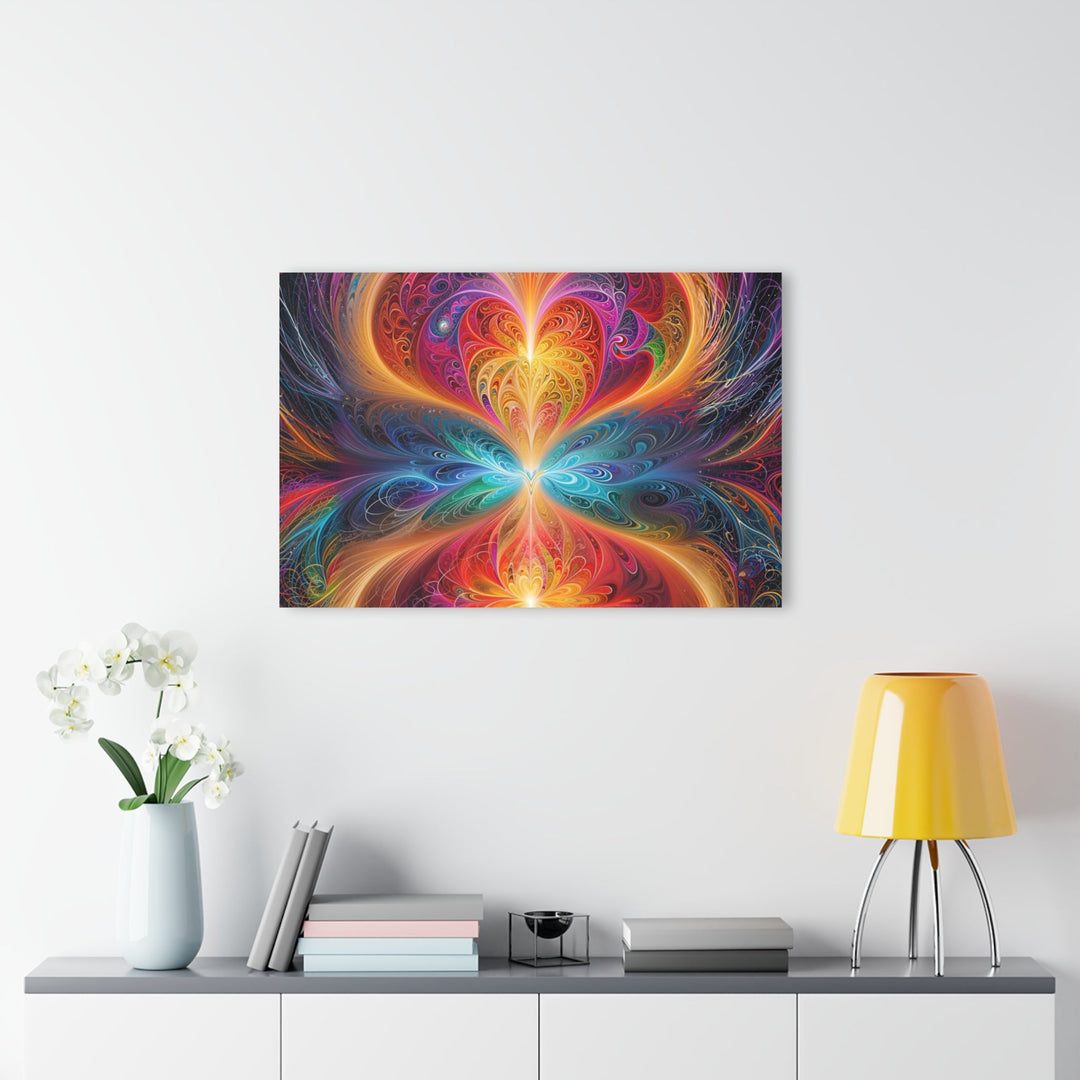Radiant Fractal Blossom - Acrylic Prints (French Cleat Hanging) - Home Decor - g(0D·IO) - 24" x 36" (Vertical) - 0.25'' -