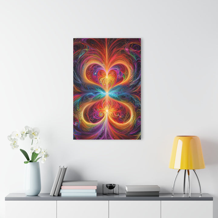 Radiant Fractal Blossom - Acrylic Prints (French Cleat Hanging) - Home Decor - g(0D·IO) - 24" x 36" (Vertical) - 0.25'' -