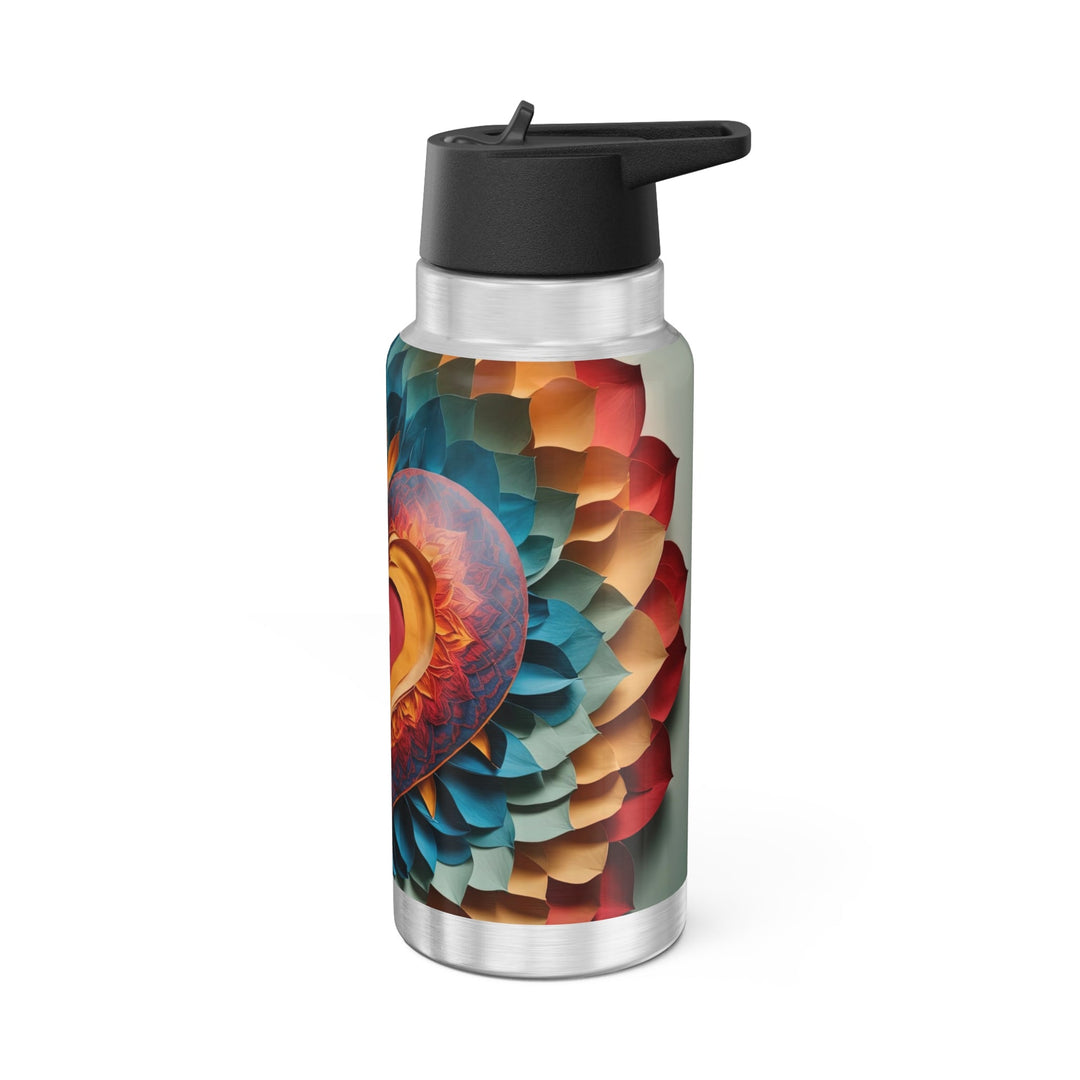 Radiant Heart Bloom - Gator Tumbler 32oz - Mug - g(0D·IO) - Silver - 32oz -