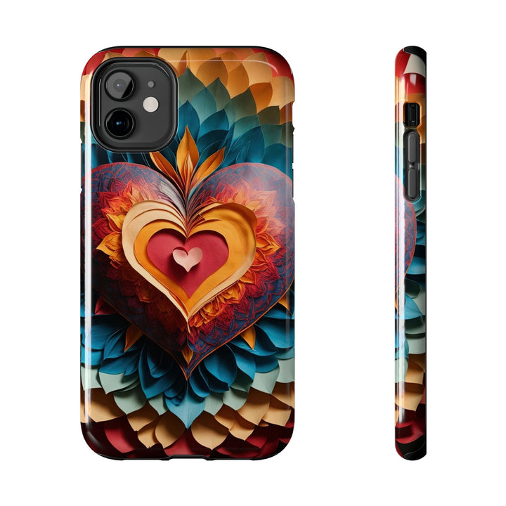 Radiant Heart Bloom - Tough Phone Case - Phone Case - g(0D·IO) - iPhone 11 - -