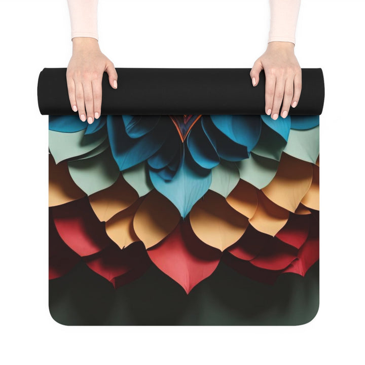 Radiant Heart Bloom - Yoga Mat - Home Decor - g(0D·IO) - 24” x 68” - -