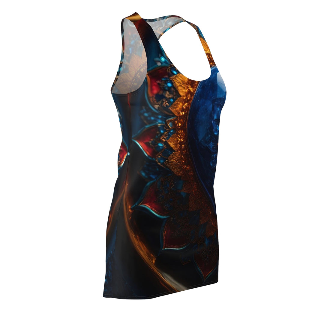 Sapphire Rose Mandala - Racerback Dress - All Over Prints - g(0D·IO) - XS - -