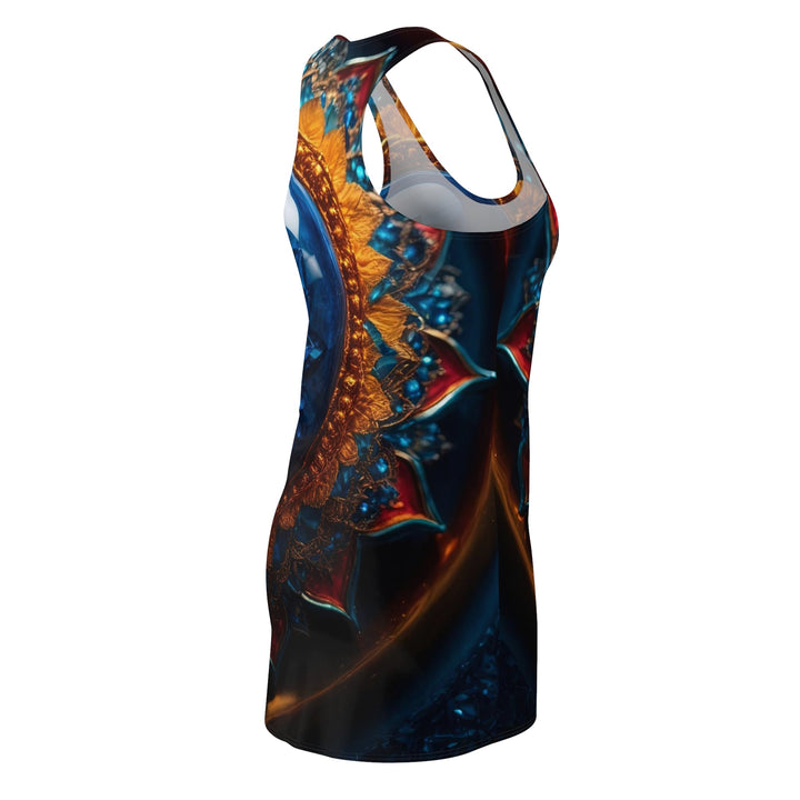 Sapphire Rose Mandala - Racerback Dress - All Over Prints - g(0D·IO) - XS - -