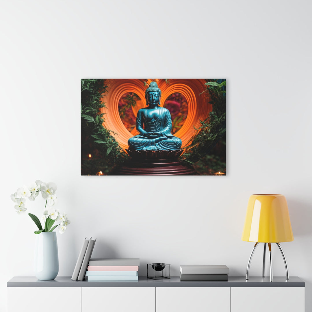 Serenity Heart Illumination - Acrylic Prints (French Cleat Hanging) - Home Decor - g(0D·IO) - 24" x 36" (Vertical) - 0.25'' -