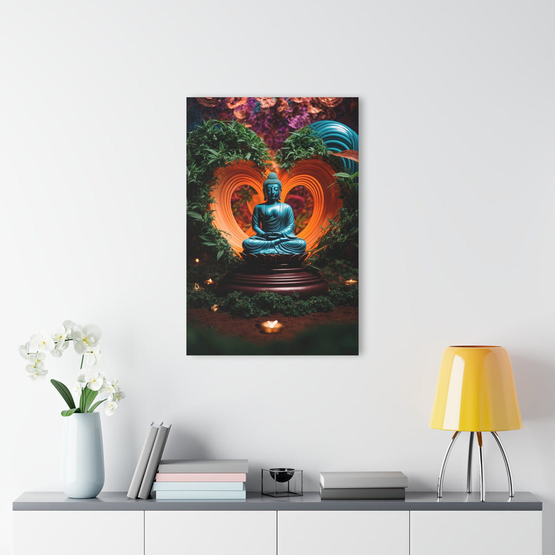 Serenity Heart Illumination - Acrylic Prints (French Cleat Hanging) - Home Decor - g(0D·IO) - 24" x 36" (Vertical) - 0.25'' -