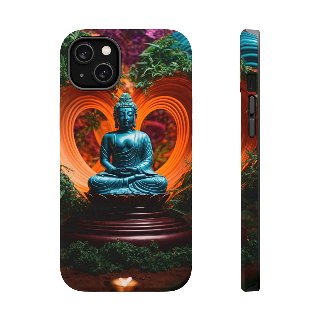 Serenity Heart Illumination - MagSafe Tough Case - Phone Case - g(0D·IO) - iPhone 14 Plus - Matte -