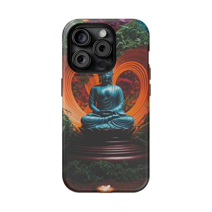 Serenity Heart Illumination - MagSafe Tough Case - Phone Case - g(0D·IO) - iPhone 15 Pro - Matte -