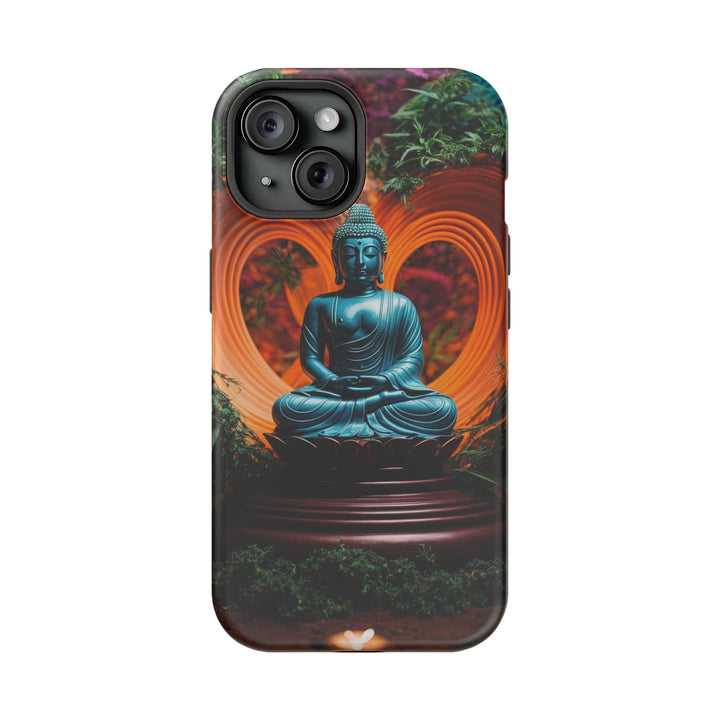 Serenity Heart Illumination - MagSafe Tough Case - Phone Case - g(0D·IO) - iPhone 15 - Matte -