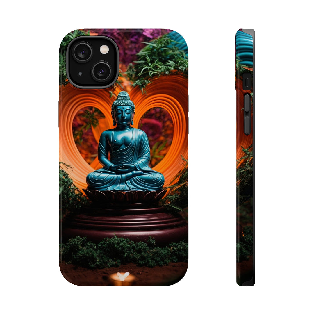 Serenity Heart Illumination - MagSafe Tough Case - Phone Case - g(0D·IO) - iPhone 14 Plus - Glossy -