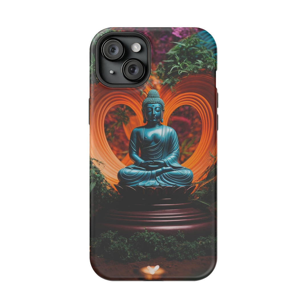 Serenity Heart Illumination - MagSafe Tough Case - Phone Case - g(0D·IO) - iPhone 15 Plus - Matte -