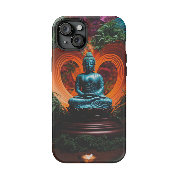 Serenity Heart Illumination - MagSafe Tough Case - Phone Case - g(0D·IO) - iPhone 15 Plus - Matte -