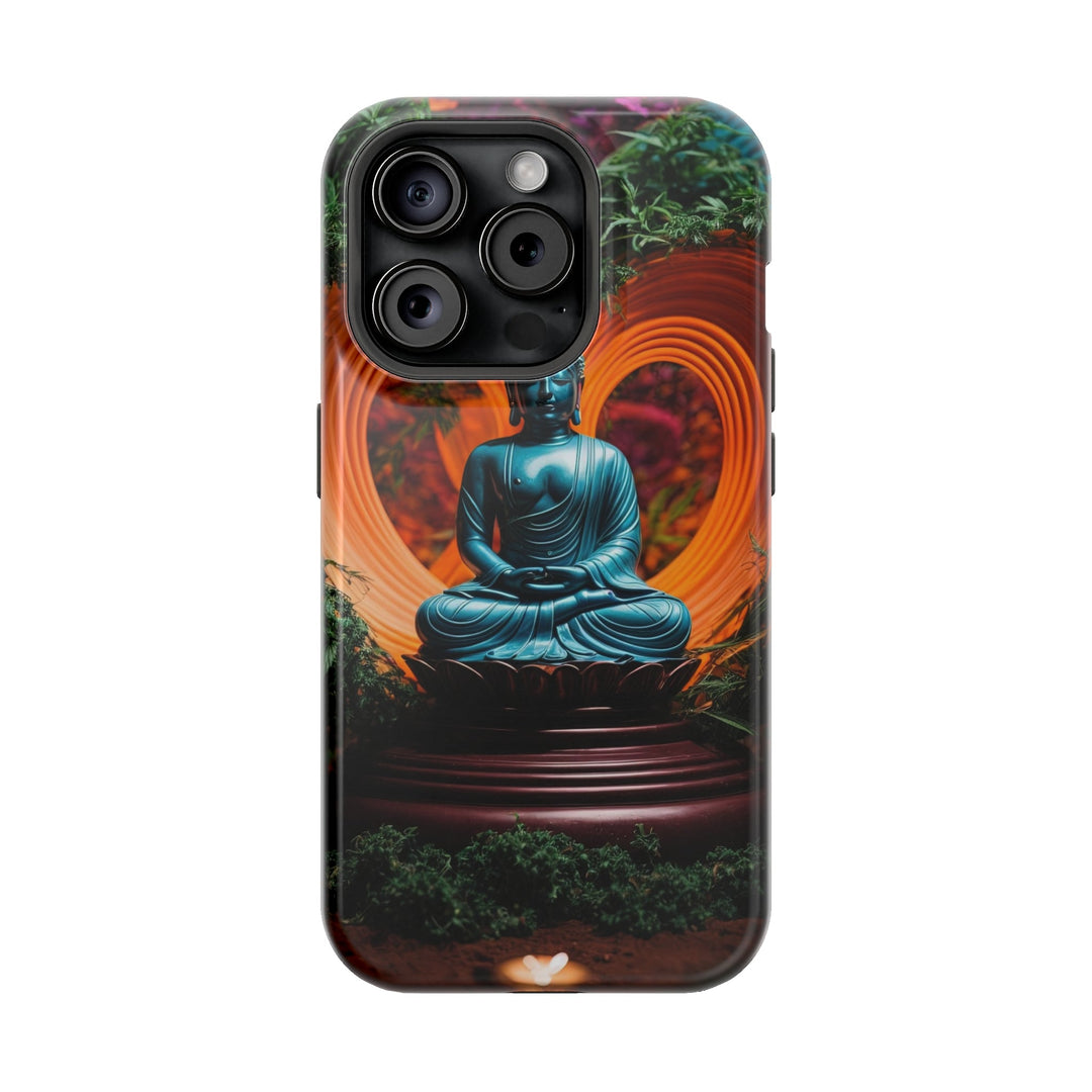 Serenity Heart Illumination - MagSafe Tough Case - Phone Case - g(0D·IO) - iPhone 15 Pro - Glossy -