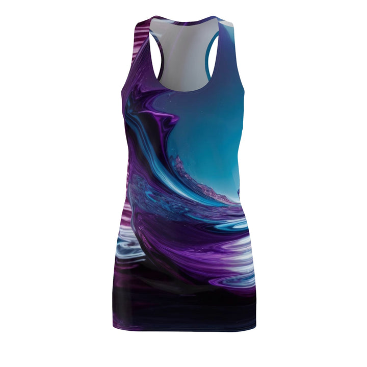 Spherical Amethyst Reflection - Racerback Dress - All Over Prints - g(0D·IO) - XS - -