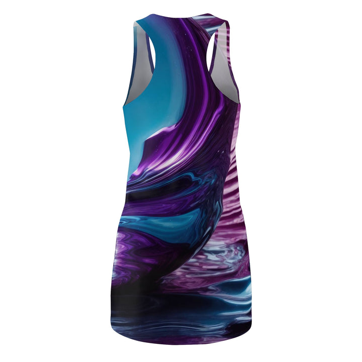 Spherical Amethyst Reflection - Racerback Dress - All Over Prints - g(0D·IO) - XS - -