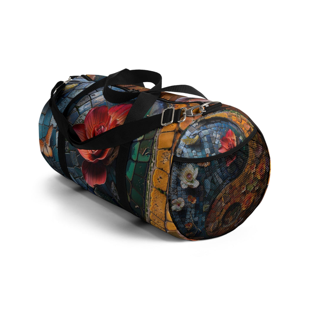 Spiraling Floral Mosaic - Duffle Bag - Bags - g(0D·IO) - Large - -