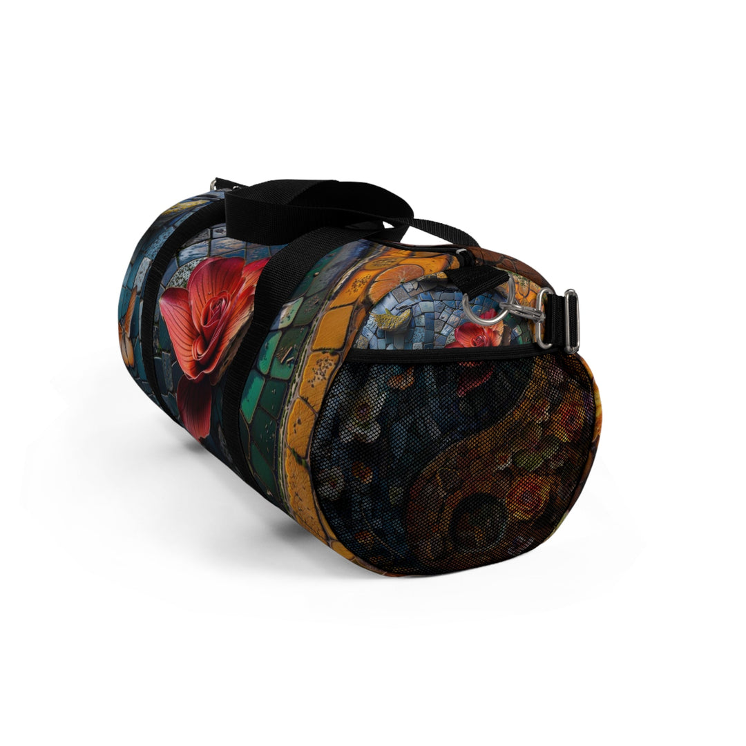 Spiraling Floral Mosaic - Duffle Bag - Bags - g(0D·IO) - Large - -