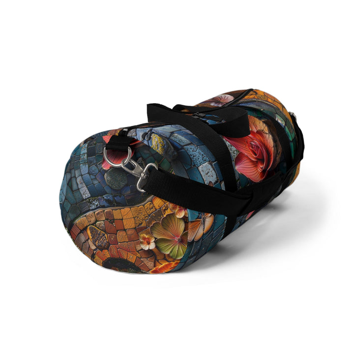 Spiraling Floral Mosaic - Duffle Bag - Bags - g(0D·IO) - Large - -